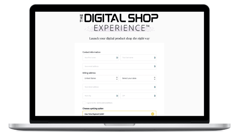 Digital Shop Experience Cart